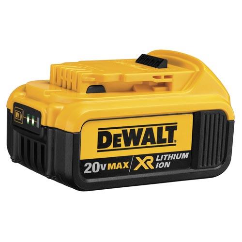 DeWALT DCB204-2 20V MAX XR Lithium Ion 4Ah Battery Tool Pack 2 Pack