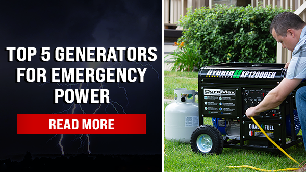 Top 5 Generators For Emergency Power