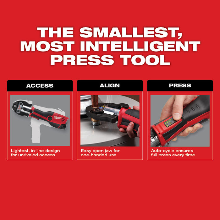 Milwaukee 2473-20 M12 12V FORCE LOGIC Cordless Press Tool - Bare Tool