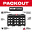 Milwaukee 48-22-8497x6 PACKOUT Large Wall Plate Bundle - 6 PK