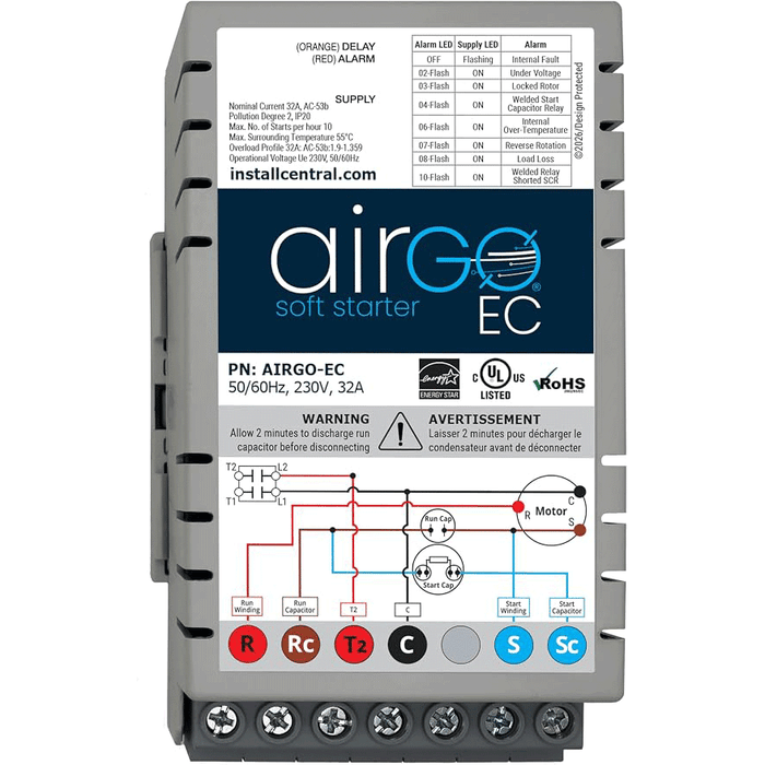 AIRGO EC 32A Soft Start Controller Replacement for Well Pumps
