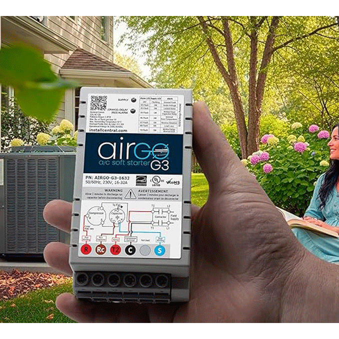 AIRGO G3 8–16A Soft Start Controller for HVAC Systems, Up to 3 Ton