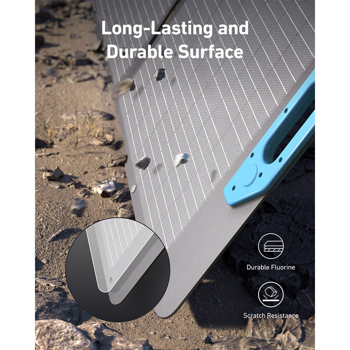 Anker SOLIX PS100 100 Watt Portable Solar Panel - Monocrystalline, IP67 Waterproof