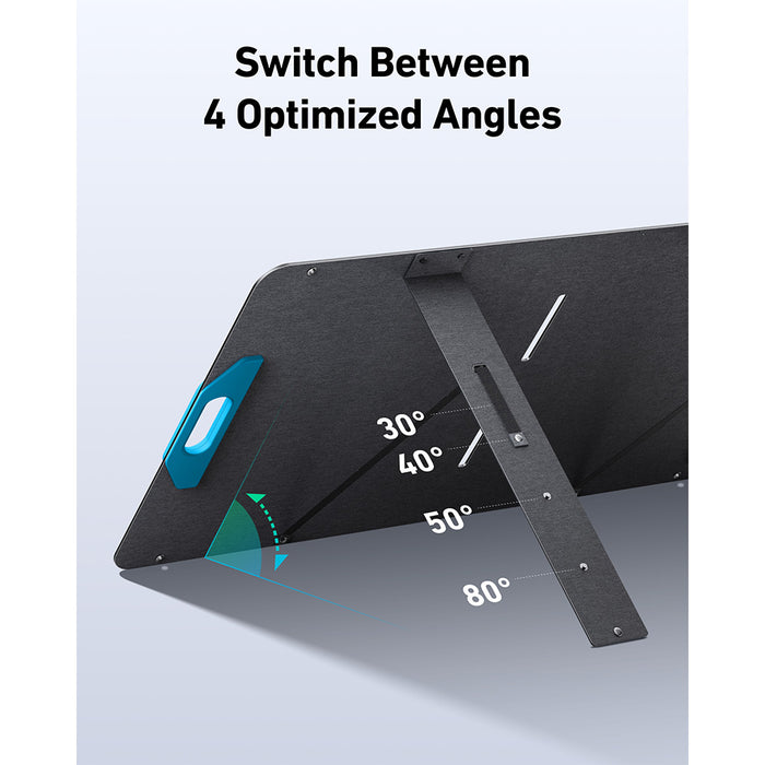 Anker SOLIX PS100 100 Watt Portable Solar Panel - Monocrystalline, IP67 Waterproof