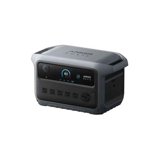 Anker SOLIX B17831AF C2000 Gen 2 Portable Power Station 2048Wh w/ Car Alternator Charger