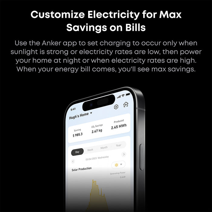 Anker SOLIX F3800 6000W / 7,680Wh Power Station with 1 Expansion Battery