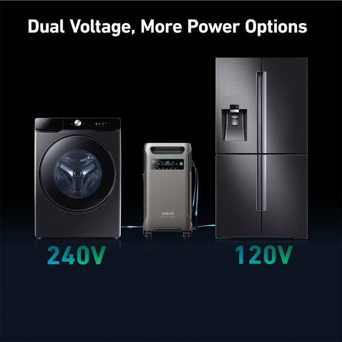 Anker SOLIX F3800 3840Wh | 6000W Portable Power Station w/ Double Power Hub