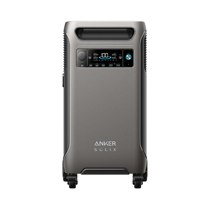 Anker SOLIX F3800 3840Wh | 6000W Portable Power Station w/ BP3800 Expansion Battery & 400W Solar Panel