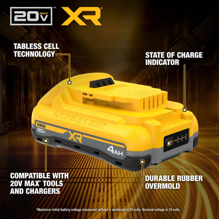 DeWALT DCB2104-2 20V MAX XR POWERPACK 4Ah Battery 2-Pack