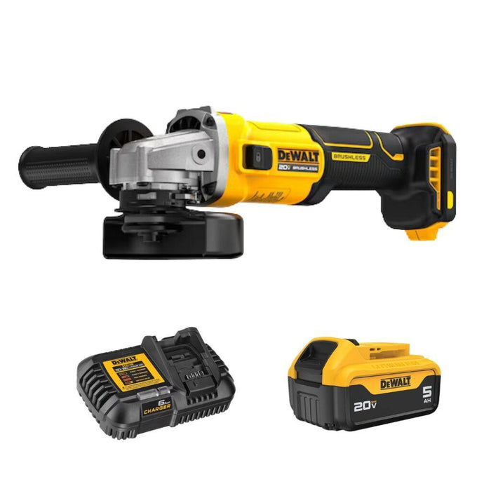 DeWALT DCG407P1 20V MAX Brushless 4-1/2" Slide-Switch Grinder Kit