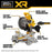 DeWALT DCS714B 20V MAX XR 10" Double Bevel Fixed Miter Saw