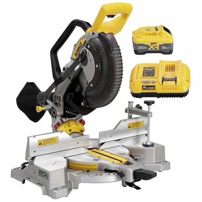 DeWALT DCS714WW1 20V MAX XR 10" Double Bevel Miter Saw Kit