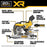 DeWALT DCS785WW1 20V MAX XR 12" Double Bevel Sliding Miter Saw Kit