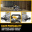 DeWALT DCS785WW1 20V MAX XR 12" Double Bevel Sliding Miter Saw Kit