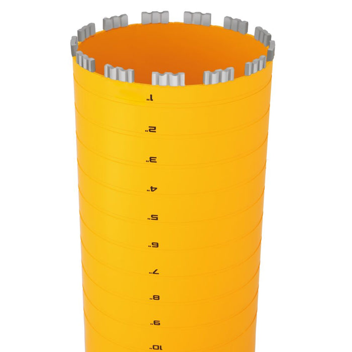 DeWALT DW55026 6-1/2" X 15" Cordless Diamond Core Bit w/ Recessed Grooves