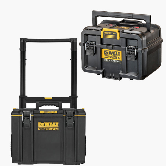 DeWALT DWST08450-KIT1 TOUGHSYSTEM 2.0 Rolling Toolbox w/ Dual-Port Charger
