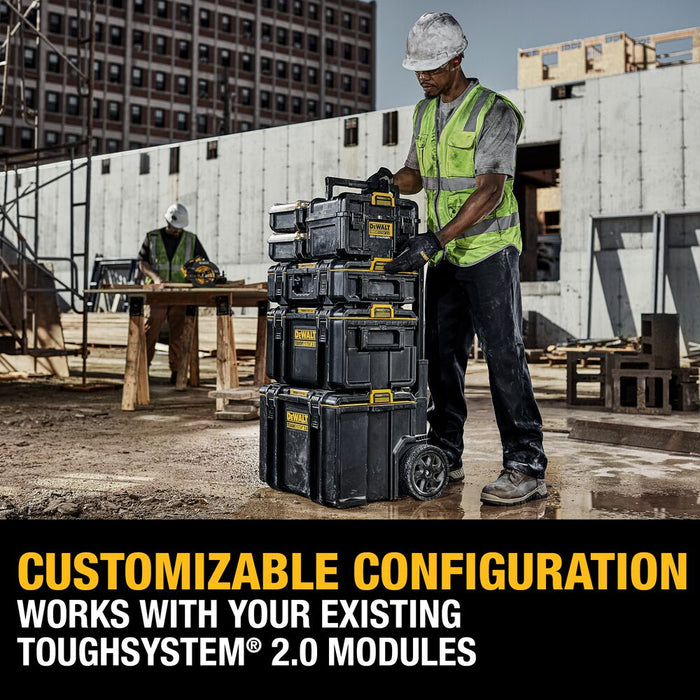 DeWALT DWST08450-KIT1 TOUGHSYSTEM 2.0 Rolling Toolbox w/ Dual-Port Charger