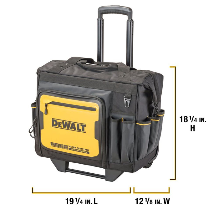 DeWALT DWST560107 18" PRO Durable Water Resistant Rolling Tool Bag