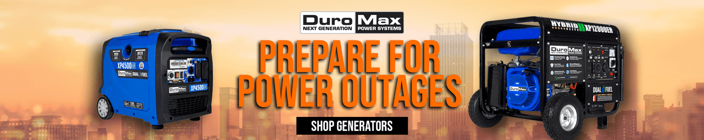 Prepare for power outages with DuroMax generators