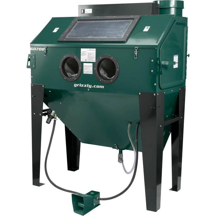 Grizzly G0708 110V 24 Inch x 48 Inch Blast Cabinet