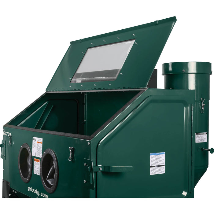 Grizzly G0708 110V 24 Inch x 48 Inch Blast Cabinet