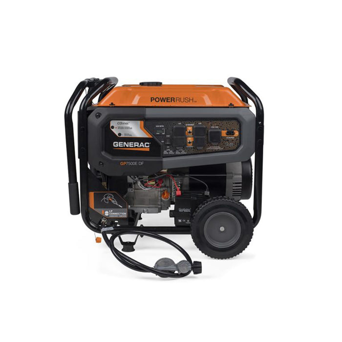 Generac 8011 GP7500E 7500W Dual Fuel Portable Generator 50 State