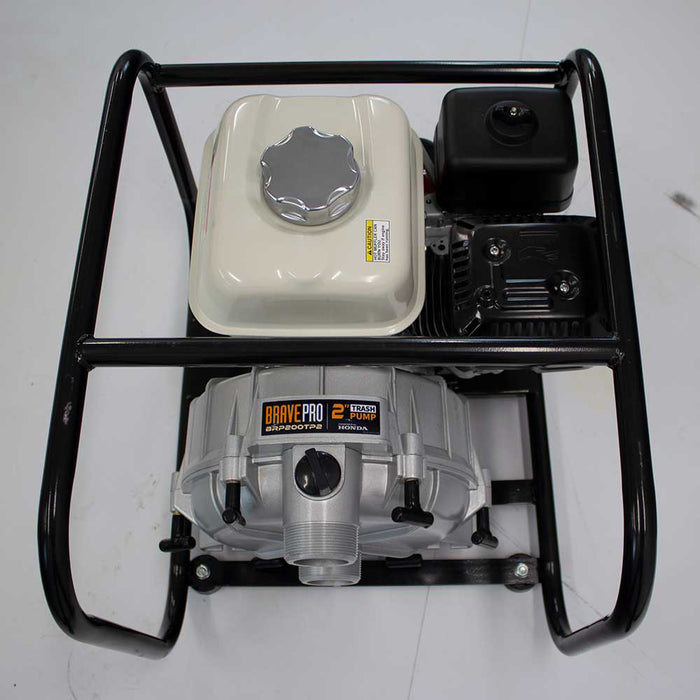 Brave BRP200TP2 2" Trash Pump w/ Honda GX200 Engine
