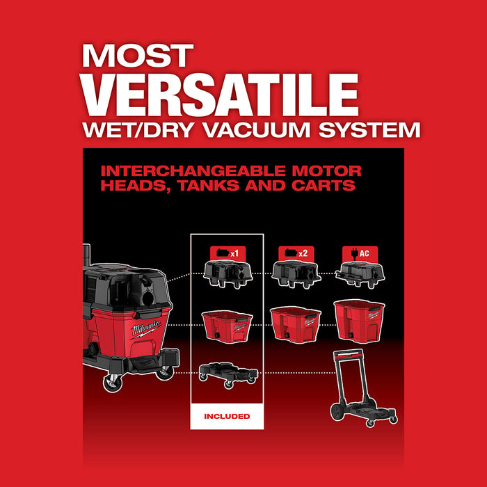 Milwaukee 0910-20DS M18 FUEL 6 Gallon Wet/Dry Vacuum w/ Debris Separator