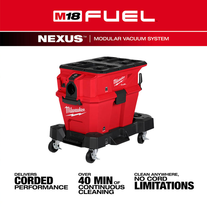 Milwaukee 0915-20x6 M18 FUEL PACKOUT 6 Gal Wet/Dry Vac w/ Extra 6Ah Battery