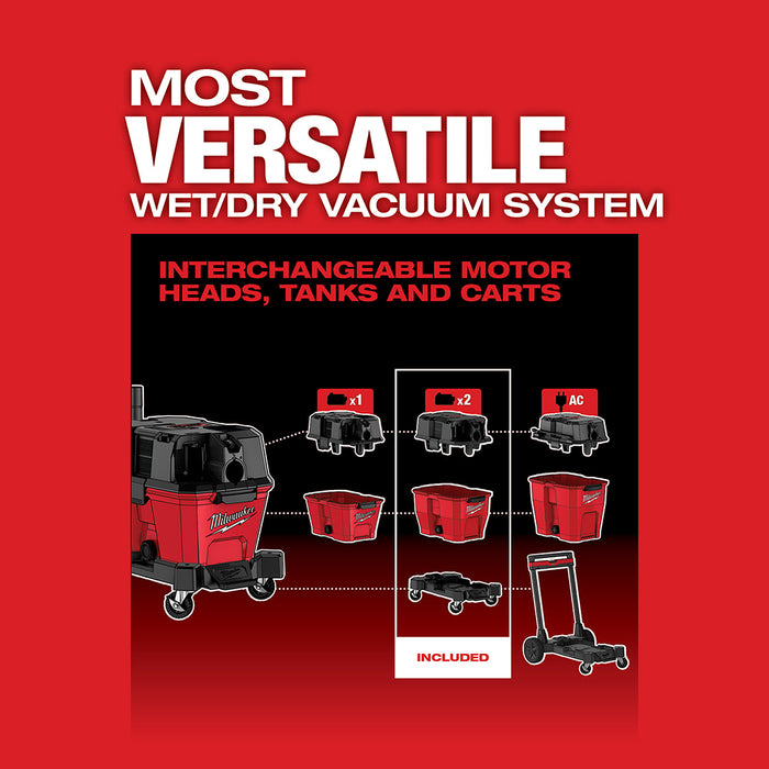 Milwaukee 0920-20DS M18 FUEL 9 Gallon Wet/Dry Vacuum w/ Debris Separator