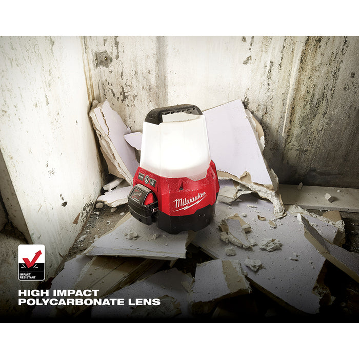 Milwaukee 2144-20 M18 RADIUS Compact Site Light with Flood Mode
