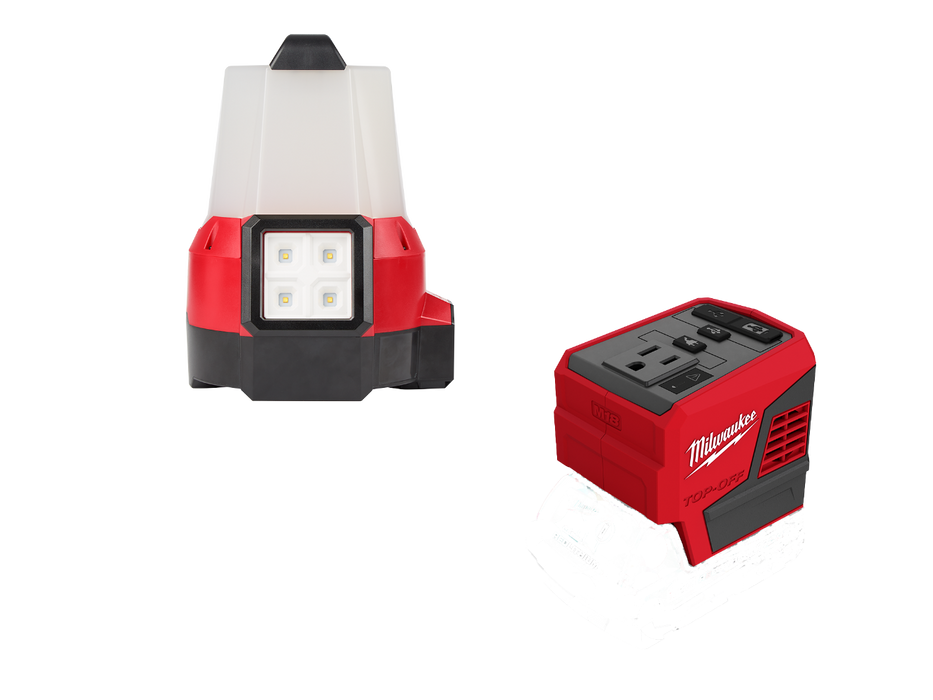 Milwaukee 2144-20TO M18 18V Site Light Combo w/ M18 Top Off Power Supply