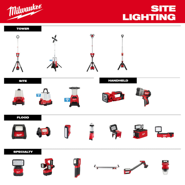 m12 flashlight milwaukee Milwaukee 2356-20 M12 PACKOUT Flood Light w/ USB Charging
