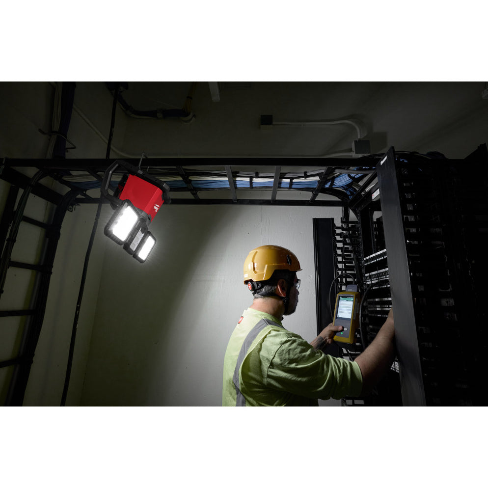 Milwaukee 2368-20 M18 ROVER Dual Power Triple-Panel Flood/Area Light ...
