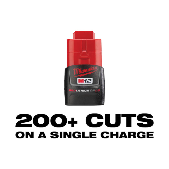 Milwaukee 2470-80 M12 12V Cordless Plastic Pipe Shear - Recon - Bare Tool