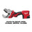 Milwaukee 2470-80 M12 12V Cordless Plastic Pipe Shear - Recon - Bare Tool