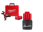 Milwaukee 2472-21XC2 M12 Cable Cutter Kit w/ Extra 2.5Ah Battery