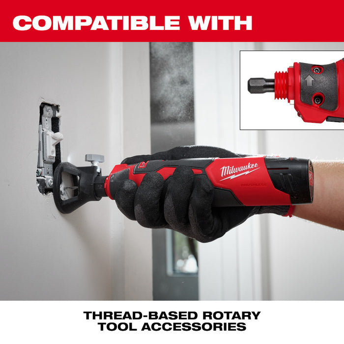 Milwaukee 2525-21 M12 12V Li-Ion Cordless Brushless Rotary Tool Kit