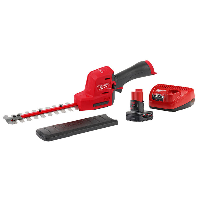 Milwaukee 2533-81 M12 FUEL 12V 8" Cordless Hedge Trimmer Kit - Recon