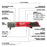 Milwaukee 2565-80 M12 FUEL 12V 1/2" Right Angle Impact Wrench - Recon -Bare Tool