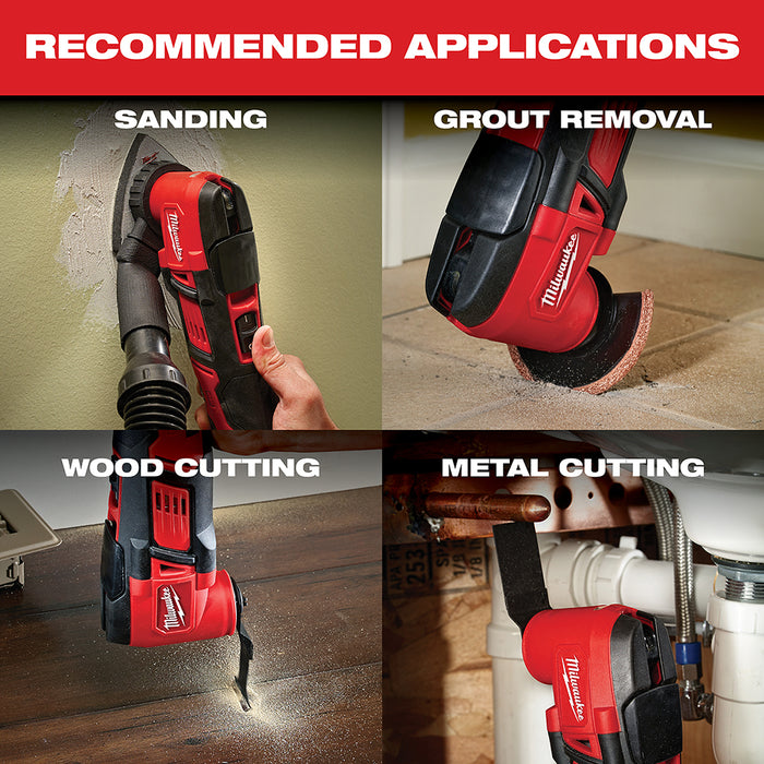 Milwaukee 2626-20BT5 M18 Multi Tool w/ XC5.0 Extended Capacity Battery - 2 PK