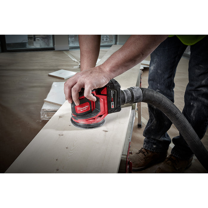 Milwaukee 2648-20BT5 M18 Random Orbit Sander w/ XC5.0 Extended Battery - 2 PK