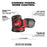 Milwaukee 2648-20BT5 M18 Random Orbit Sander w/ XC5.0 Extended Battery - 2 PK