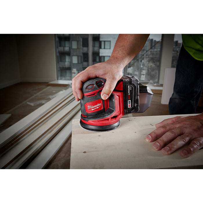 Milwaukee 2648-20BT5 M18 Random Orbit Sander w/ XC5.0 Extended Battery - 2 PK