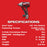 Milwaukee 2659-80 M18 18V 1/2" Impact Wrench Pin Detent - Recon