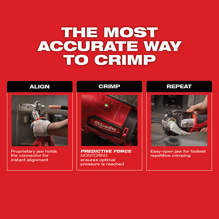 Milwaukee 2679-82 M18 18V FORCE LOGIC 600 MCM Crimper - Recon - Bare Tool