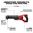 Milwaukee 2696-24POK M18 18V 4-Tool Combo Kit w/Grinder, Multi-Tool, and Packout