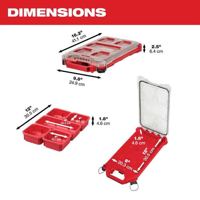Milwaukee 2696-26POK M18 18V 6-Tool Combo Kit w/Grinder, Multi-Tool, and PACKOUT