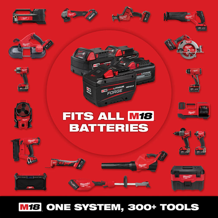 Milwaukee 2696-26POK M18 18V 6-Tool Combo Kit w/Grinder, Multi-Tool, and PACKOUT