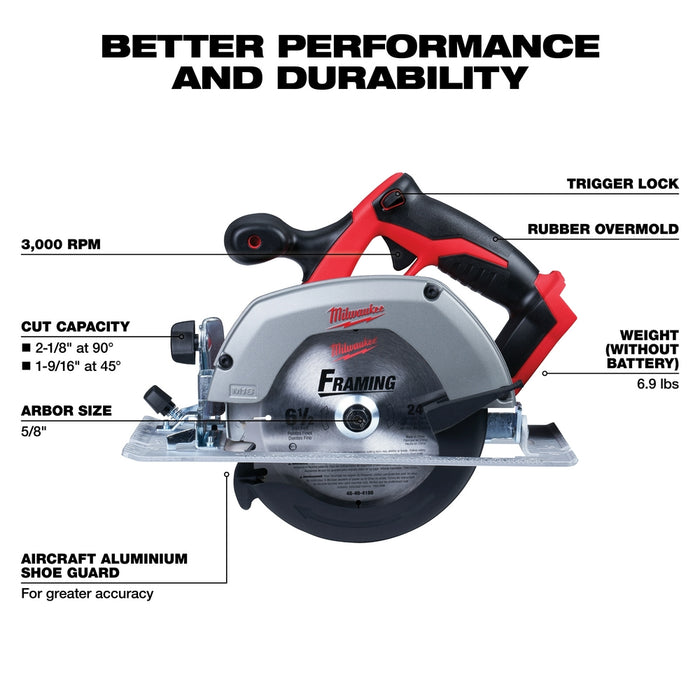 Milwaukee 2696-26POK M18 18V 6-Tool Combo Kit w/Grinder, Multi-Tool, and PACKOUT